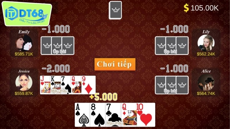 Xì tố DT68 – Game bài trí tuệ, thắng lớn mỗi ván 4 Lợi ích và rủi ro của xì tố DT68